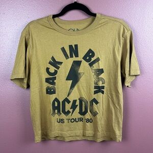 Chaser AC/DC Back in Black short sleeve t-shirt size medium